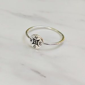 Jewelry - •Compass• Sterling Silver Dainty Ring Jewelry - •Compass• Sterling Silver Dainty Ring